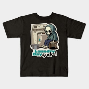 Laundry Day Sucks Kids T-Shirt